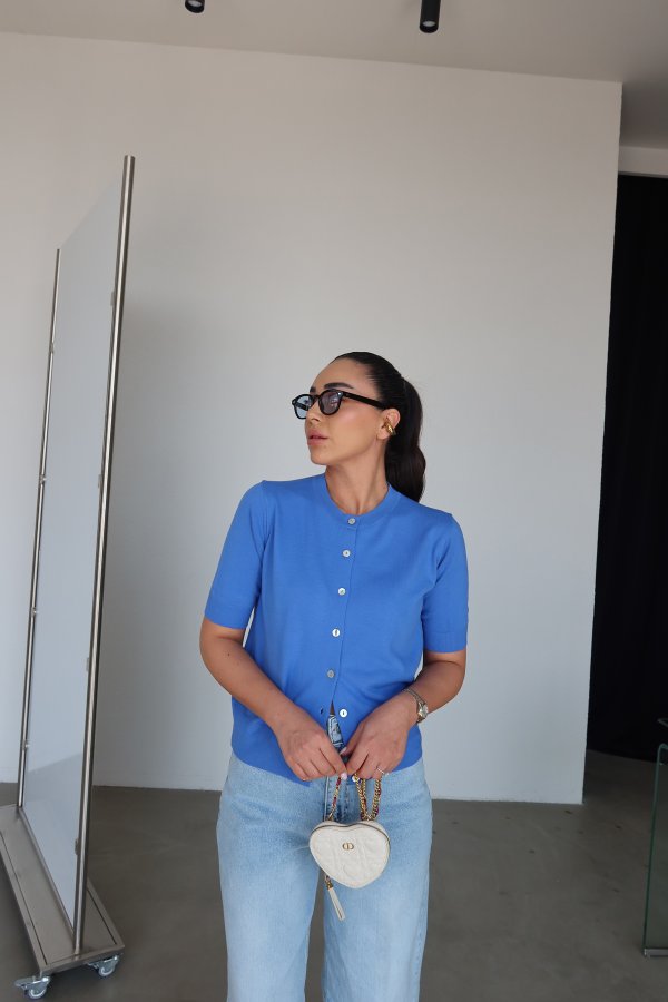 Kısa Kol Basic Hırka