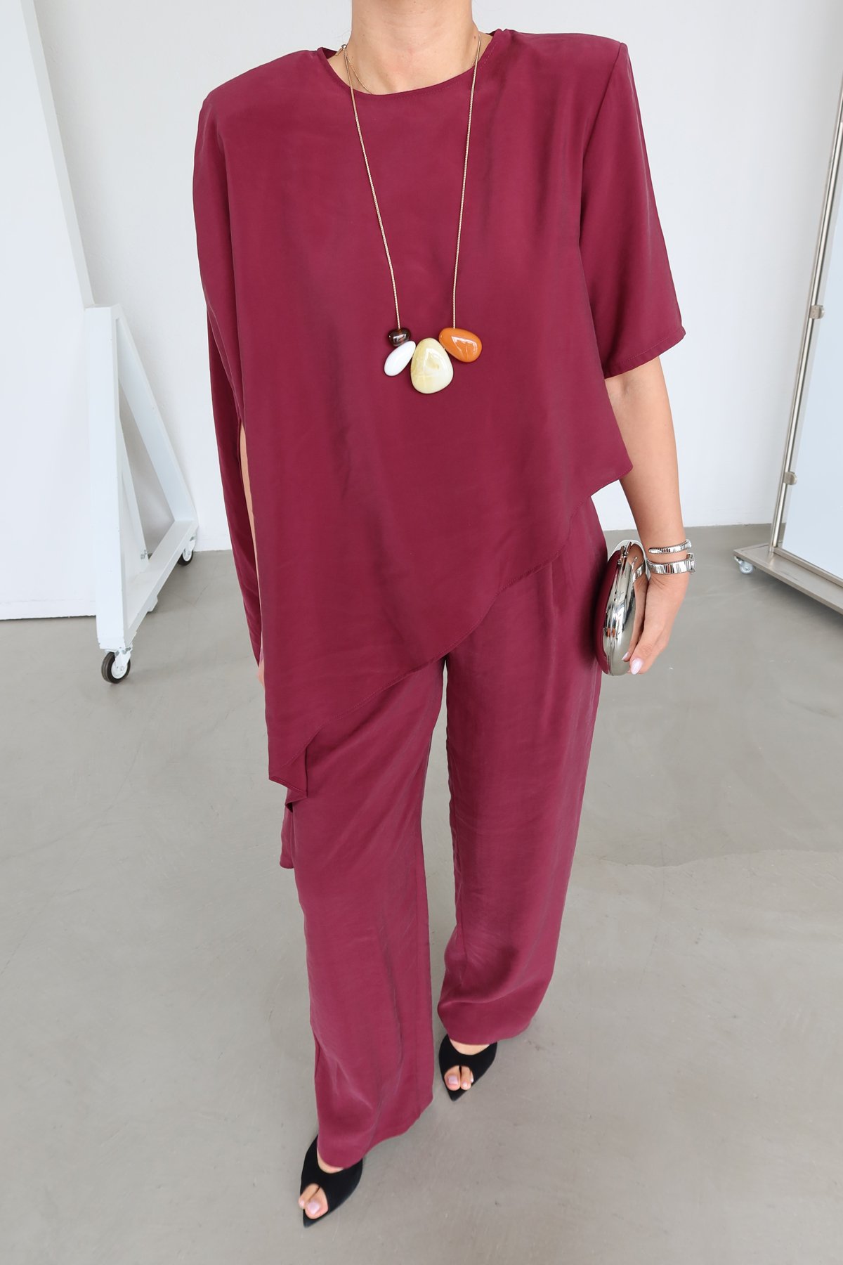 Beli Lastikili Modal Pantolon