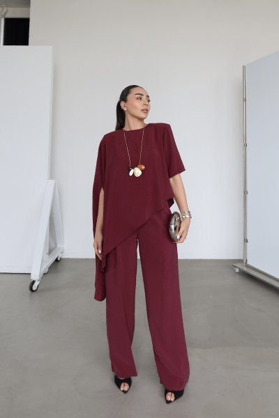 Beli Lastikili Modal Pantolon