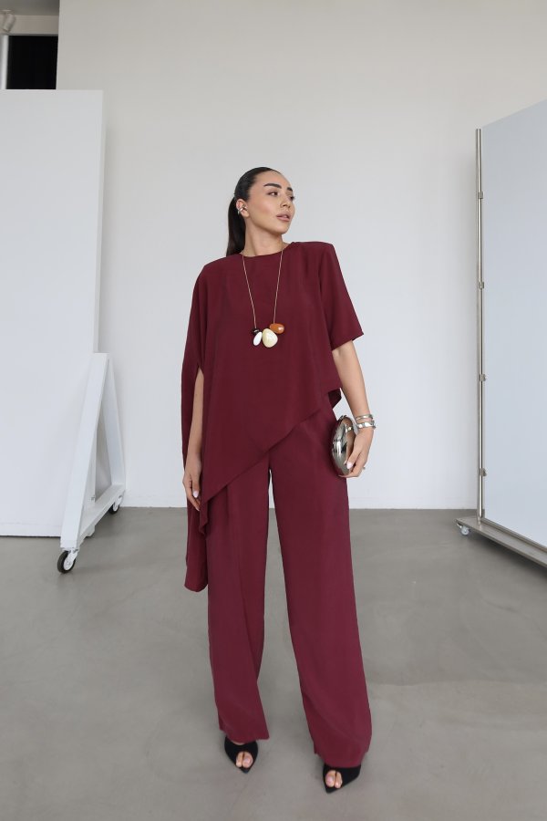 Beli Lastikili Modal Pantolon