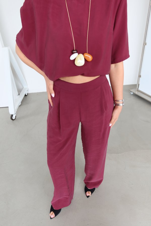 Beli Lastikili Modal Pantolon