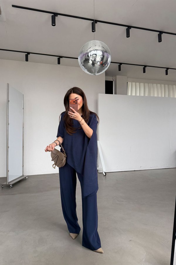 Beli Lastikili Modal Pantolon