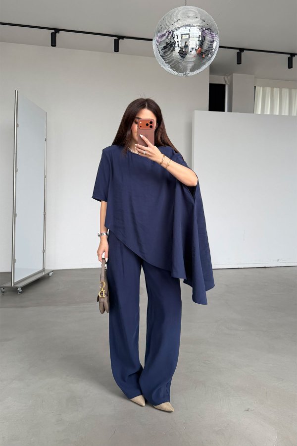 Beli Lastikili Modal Pantolon