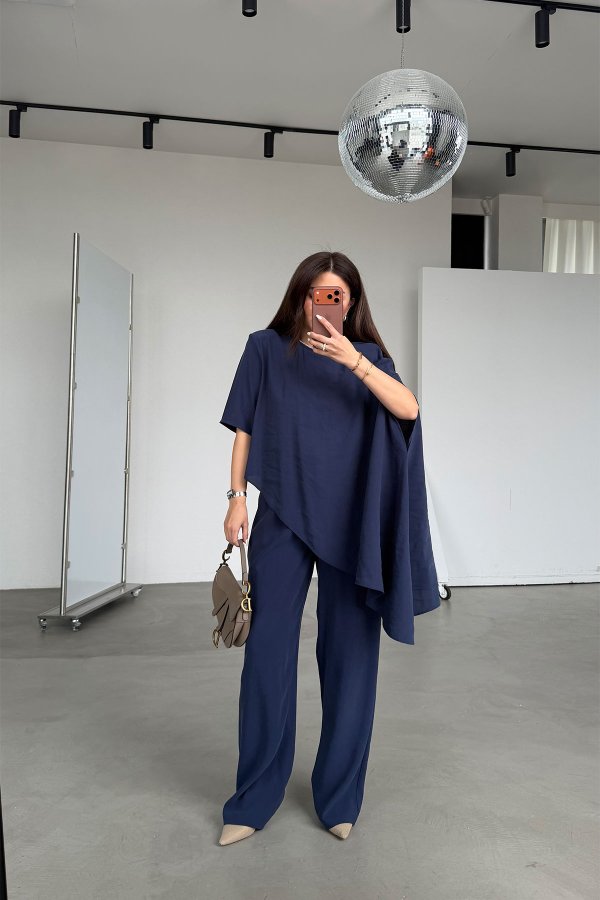 Beli Lastikili Modal Pantolon