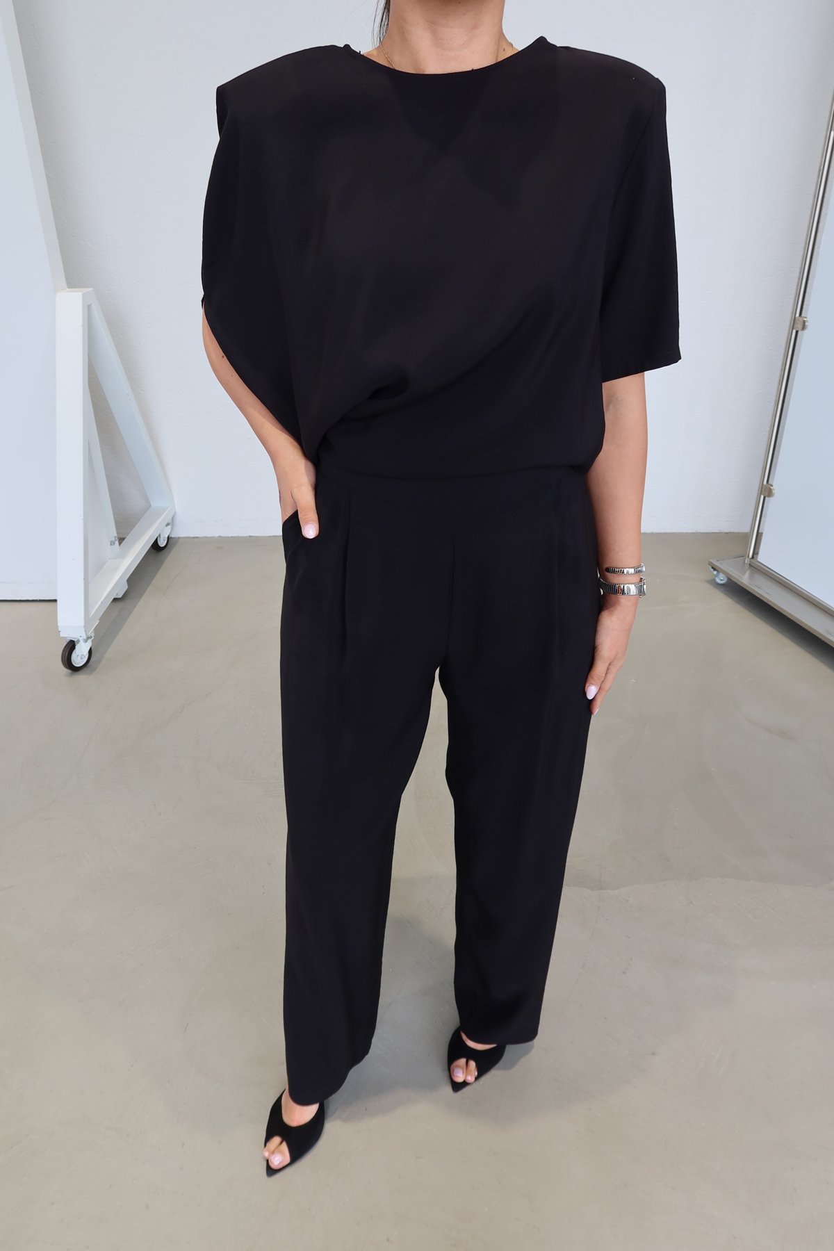 Beli Lastikili Modal Pantolon