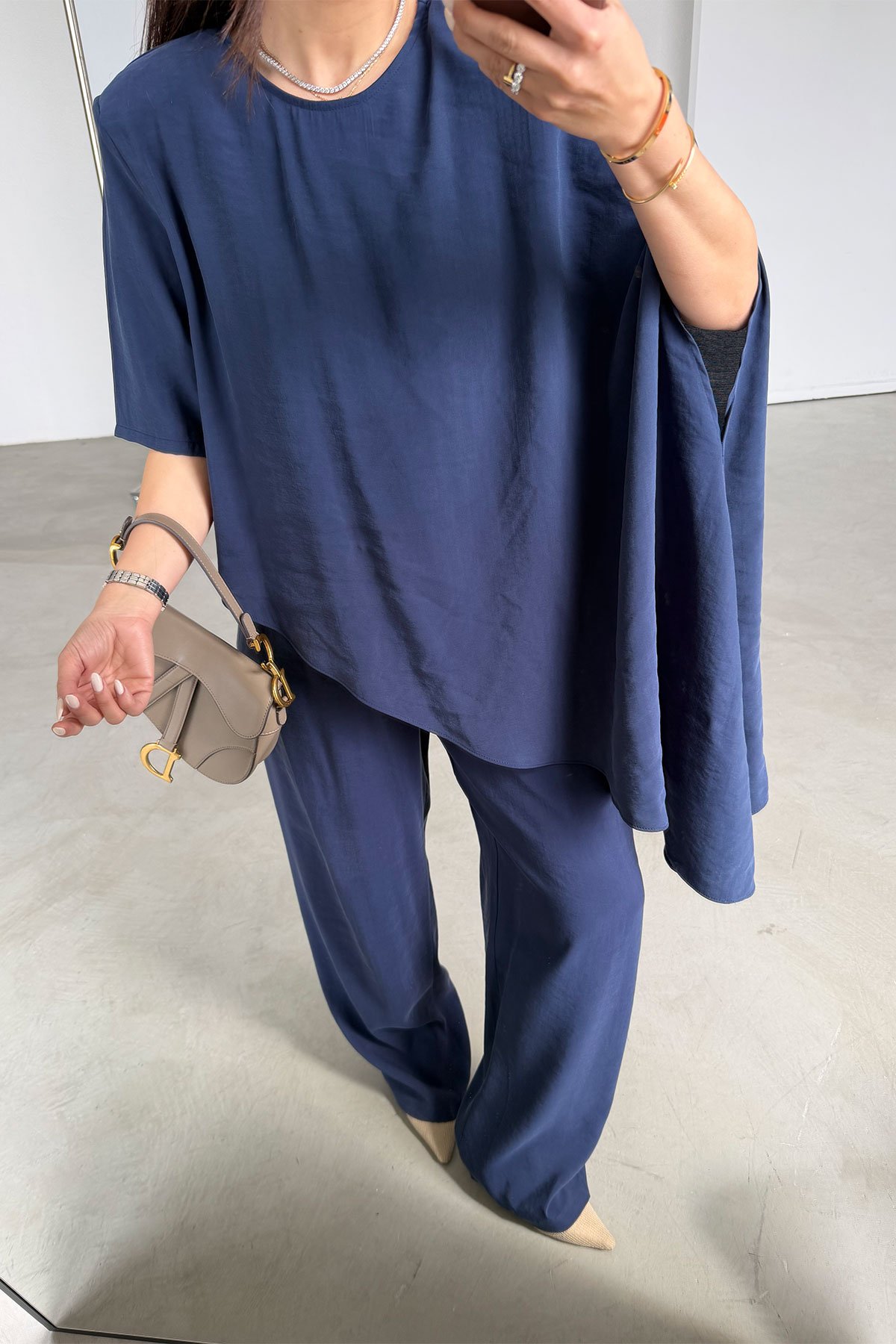 Asimetrik Kesim Modal Bluz