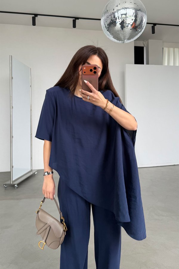 Asimetrik Kesim Modal Bluz