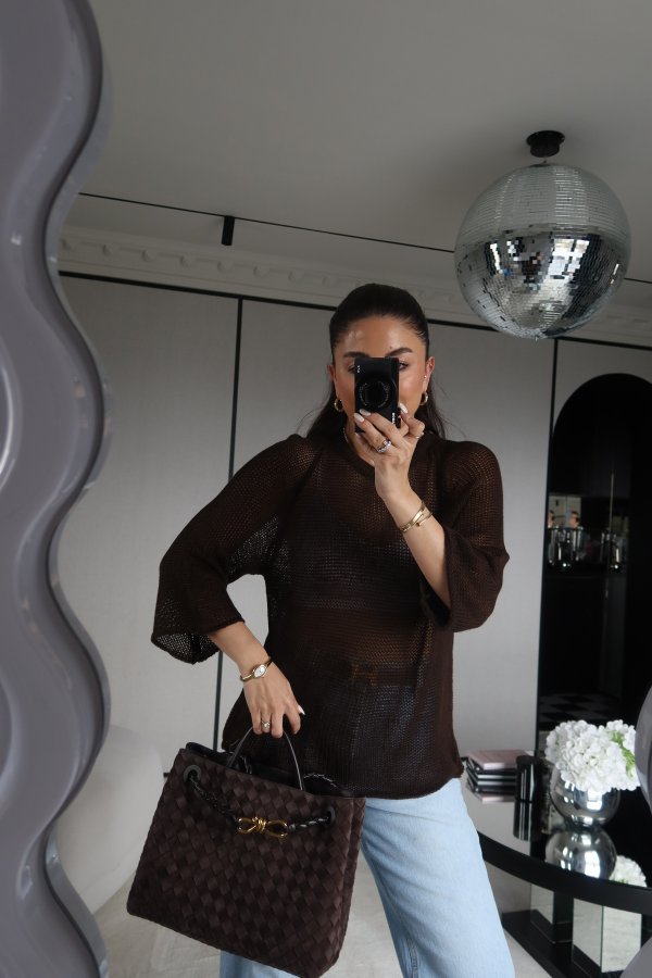 Bisiklet Yaka Merserize Triko