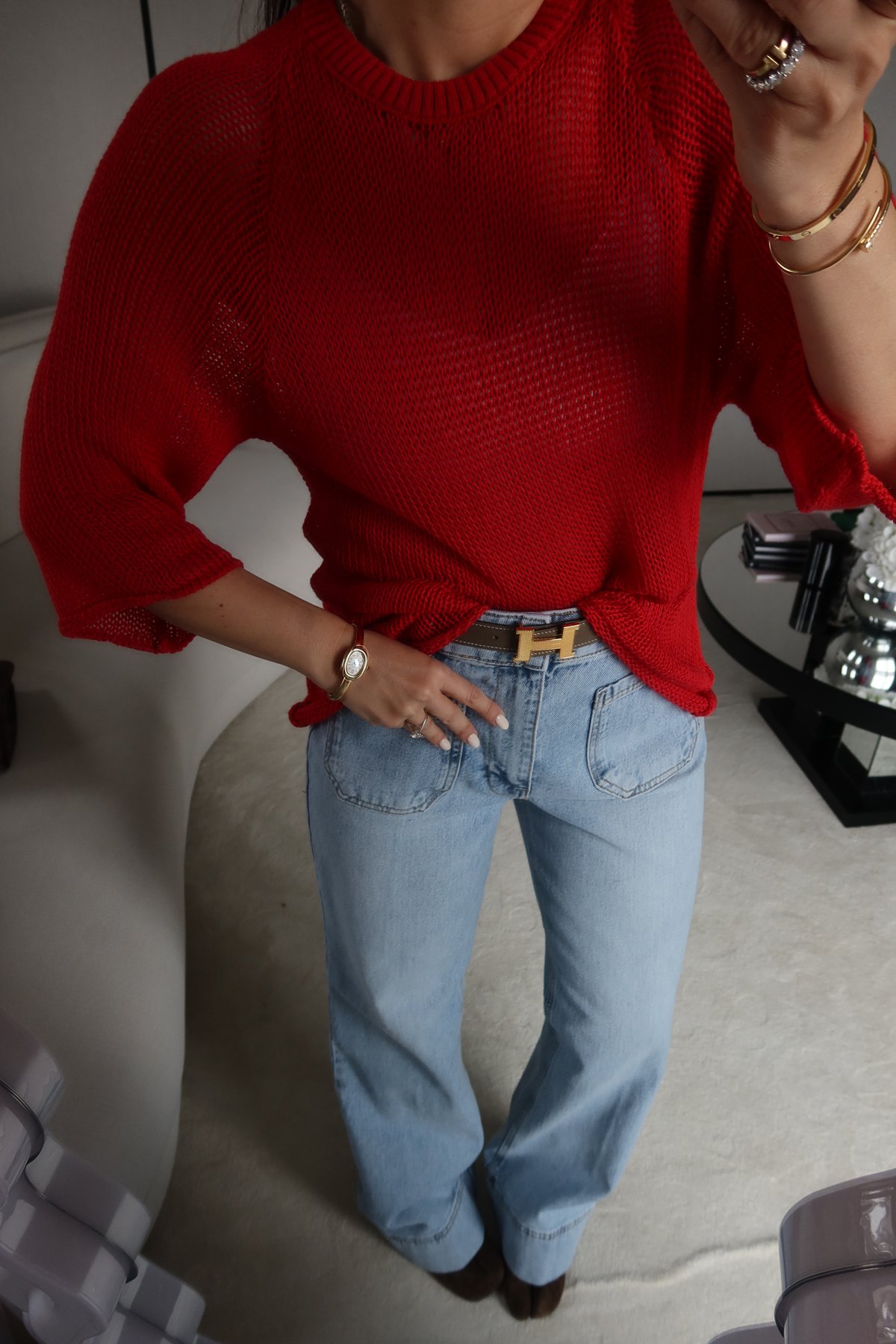 Bisiklet Yaka Merseriz Triko