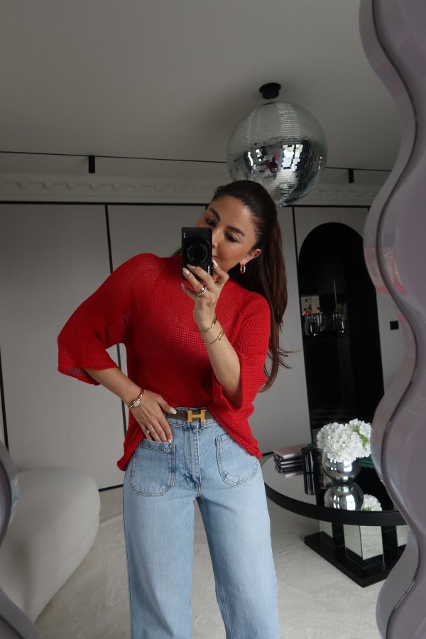 Bisiklet Yaka Merserize Triko