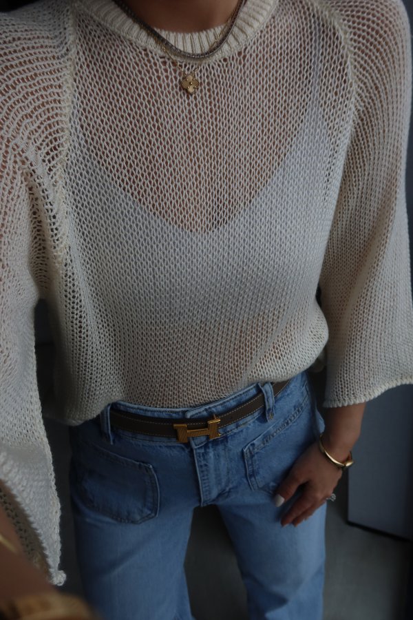 Bisiklet Yaka Merserize Triko