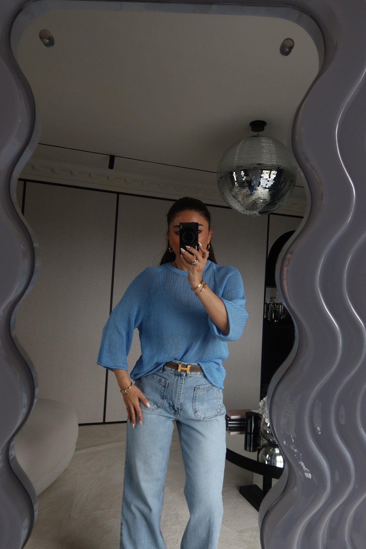 Bisiklet Yaka Merseriz Triko