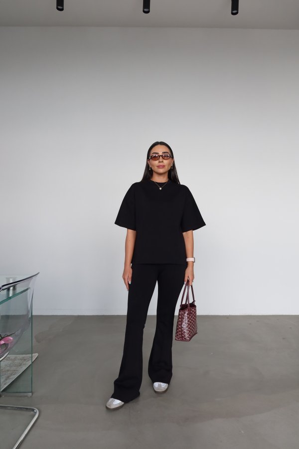 İspanyol Paça Önden Dikişli Pantolon