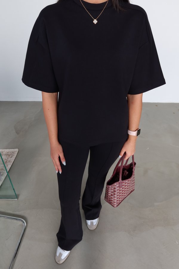 İspanyol Paça Önden Dikişli Pantolon