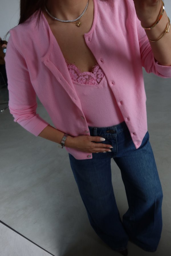 Dantel Bluz İçli Hırka