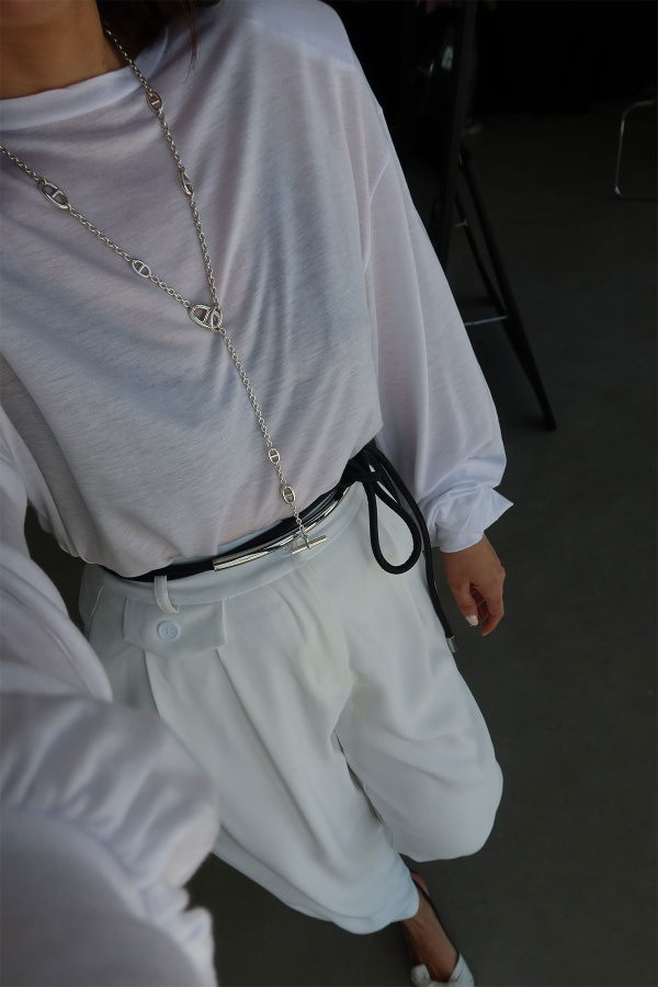 Omuzu Vatkalı Basic Bluz