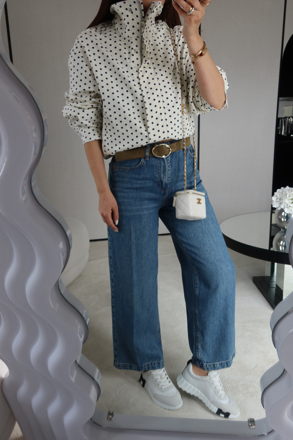 Taşlamalı Wideleg Jean