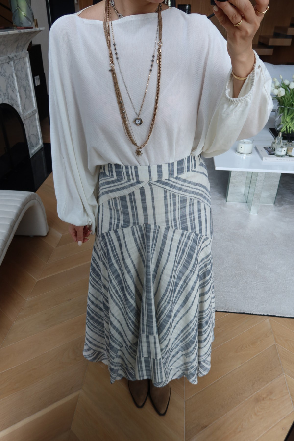 Kolları Lastikli Dökümlü Triko