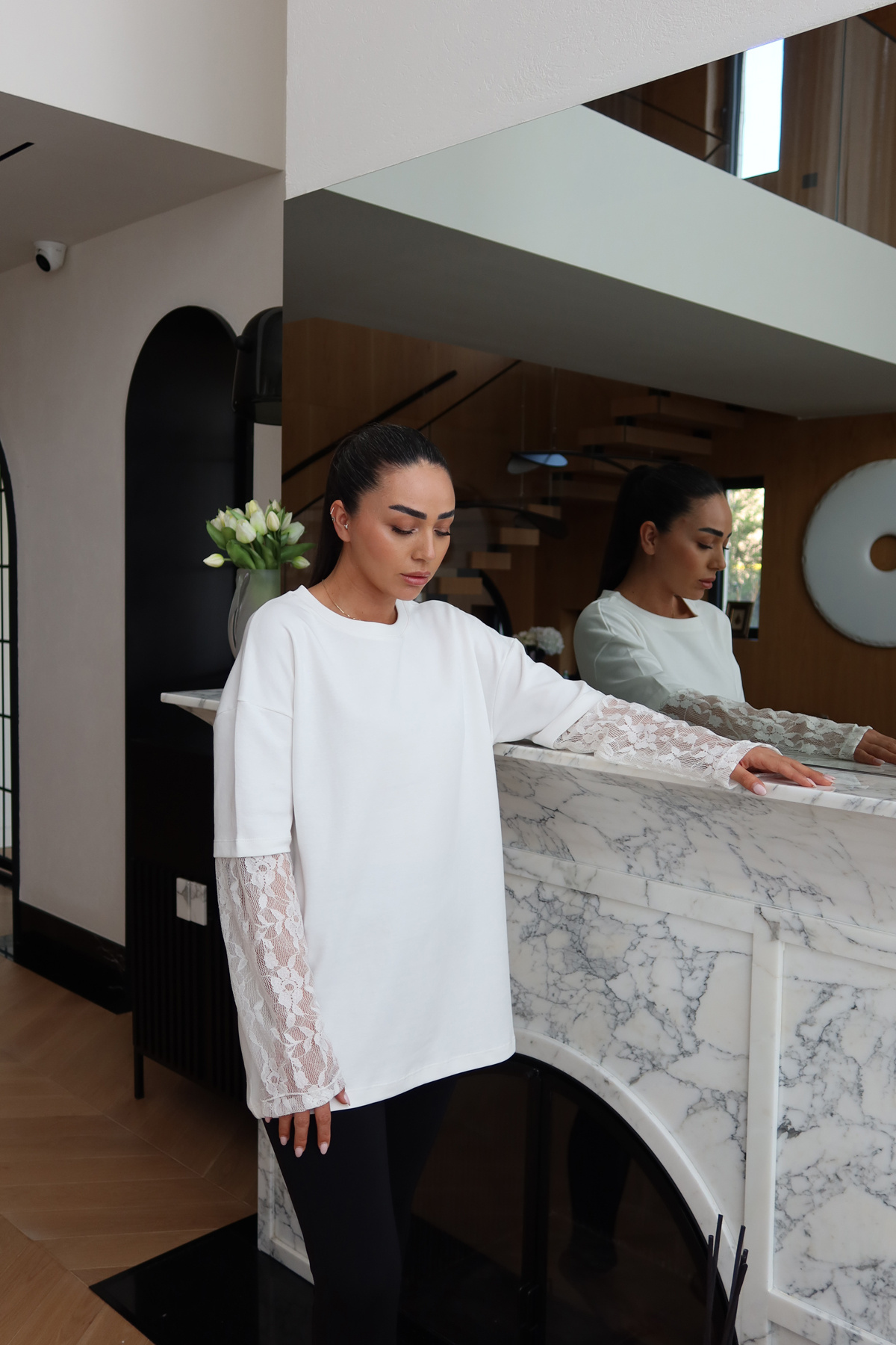 Kolları Dantelli Bluz