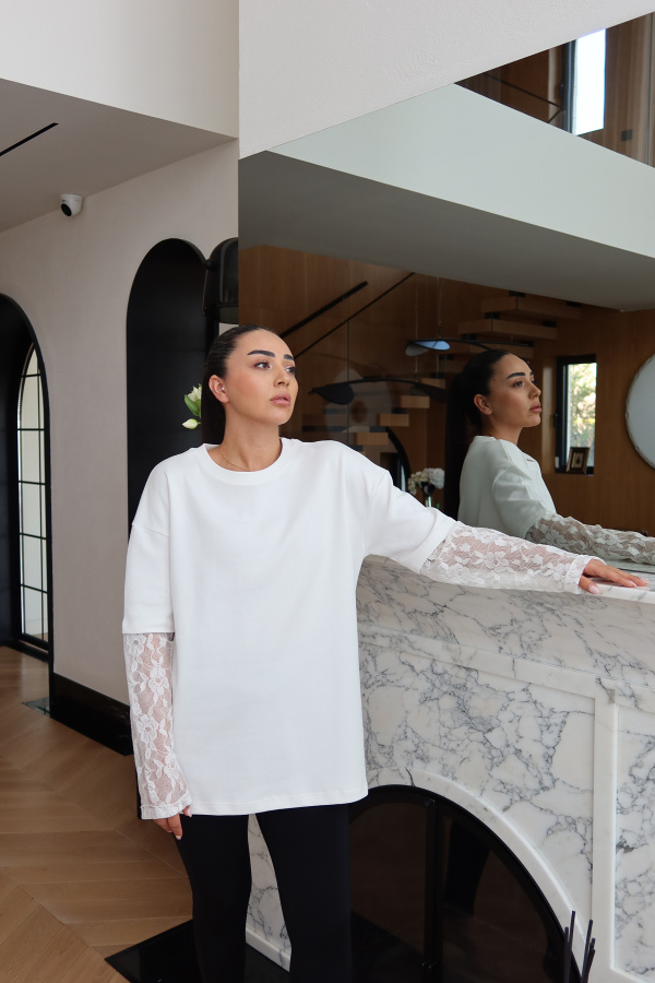 Kolları Dantelli Bluz