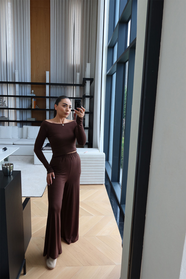 Modal Bluz Eşofman Alt Takım