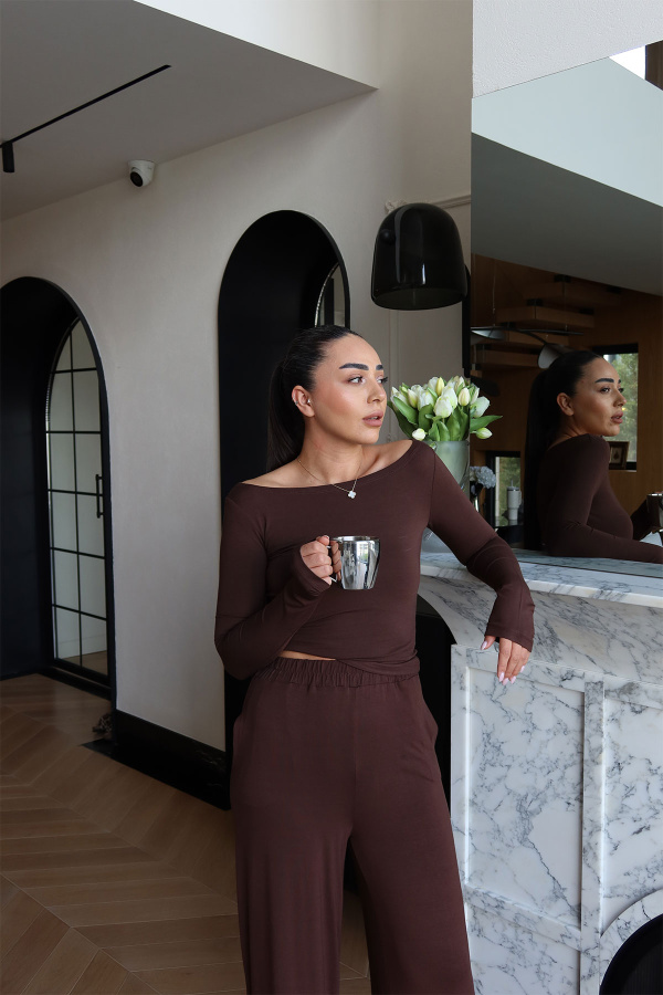 Modal Bluz Eşofman Alt Takım