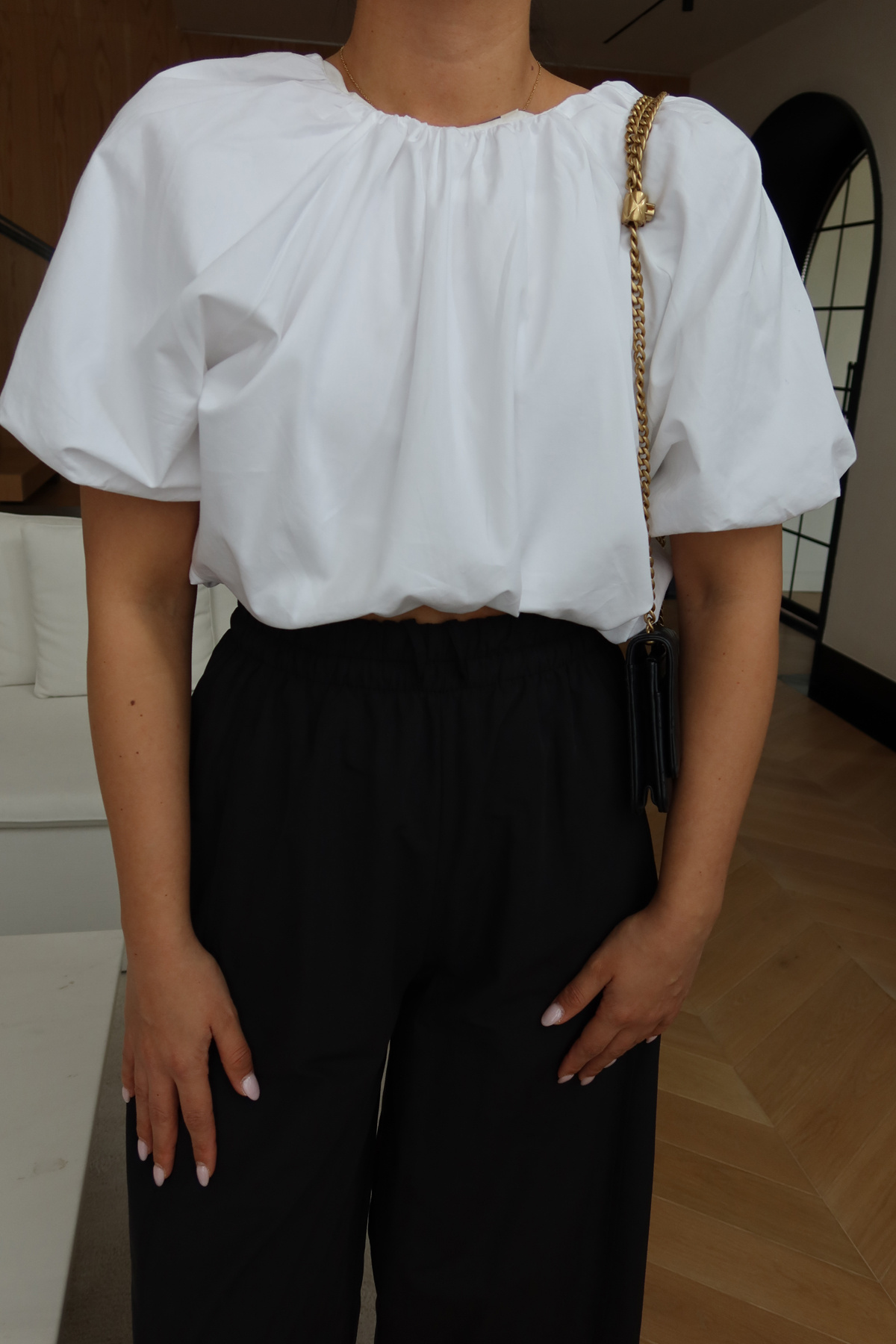 Balon Kol Oversize Bluz