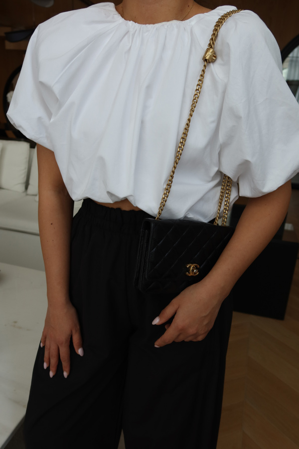 Balon Kol Oversize Bluz