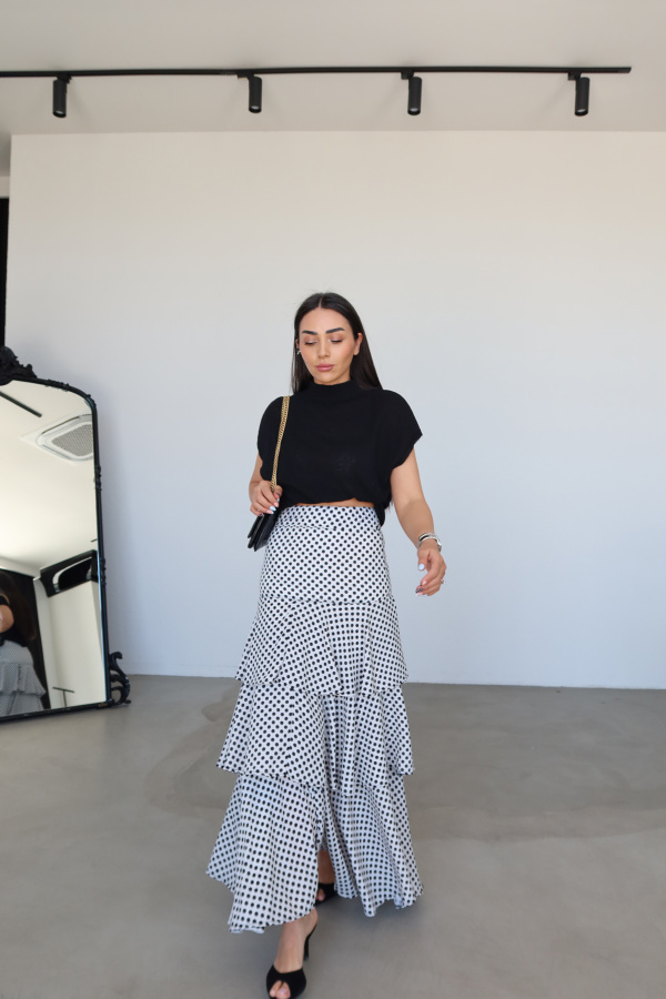 Kat Kat Puantiye Etek