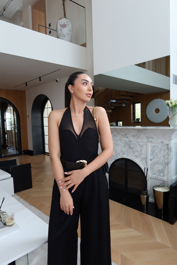 Boydan Geçmeli Bodysuit 