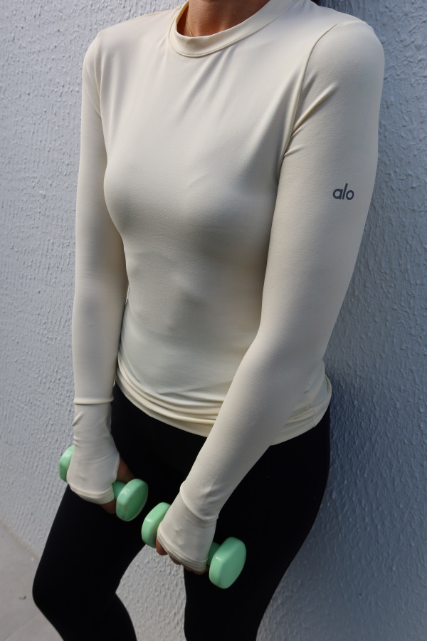 Uzun Kollu Likralı Basic Tshirt