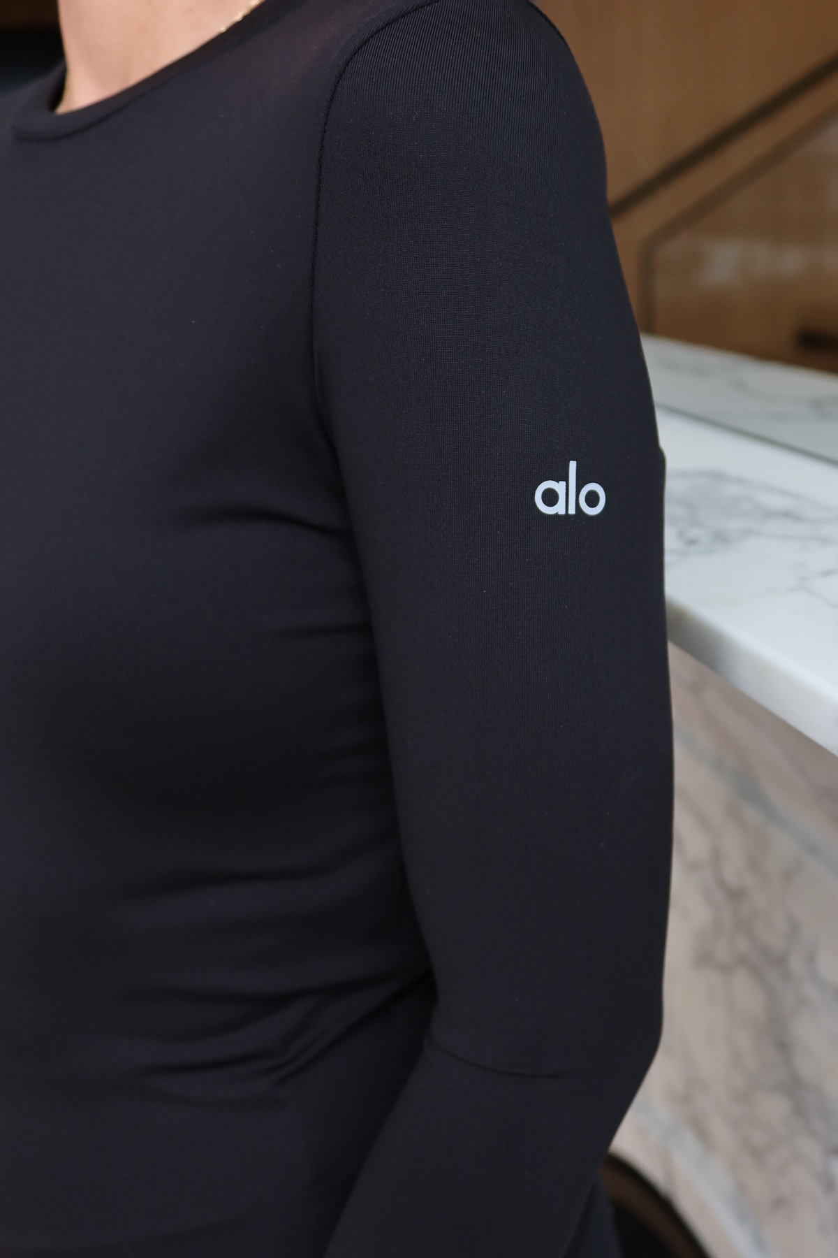 Uzun Kollu Likralı Basic Tshirt