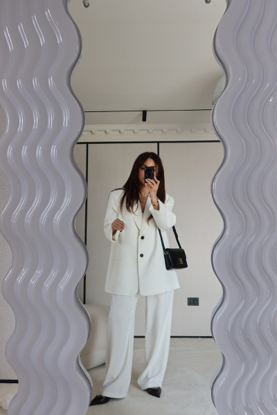 Kruvaze Ceket Pantolon Takım