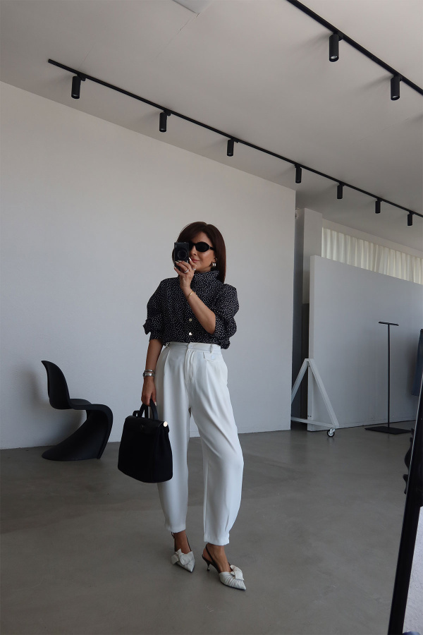 Süs Cepli Şalvar Pantolon