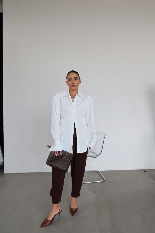 Süs Cepli Şalvar Pantolon