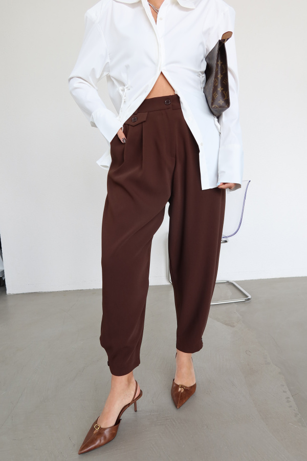 Süs Cepli Şalvar Pantolon