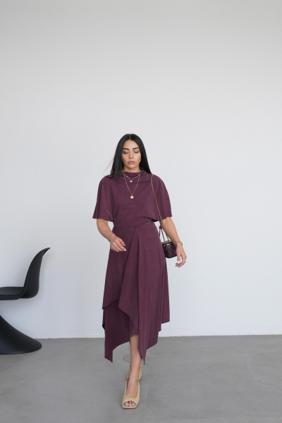 Yarasa Kol Modal Bluz Etek Takım