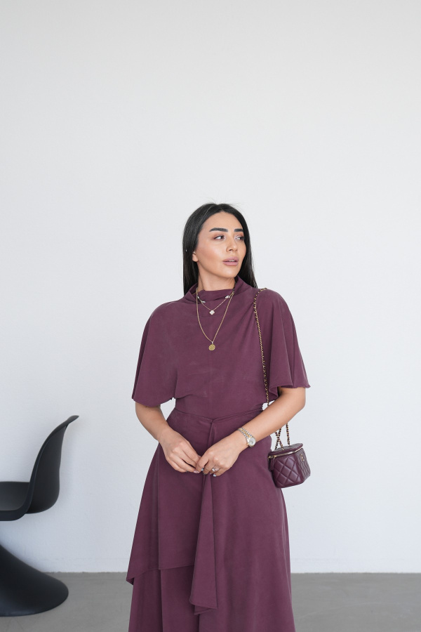 Yarasa Kol Modal Bluz Etek Takım