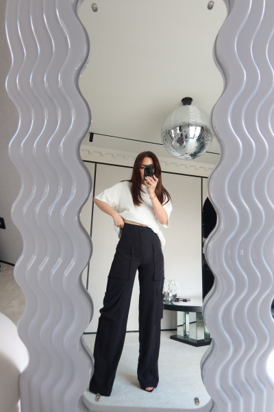 Fermuar Detaylı Kargo Pantolon