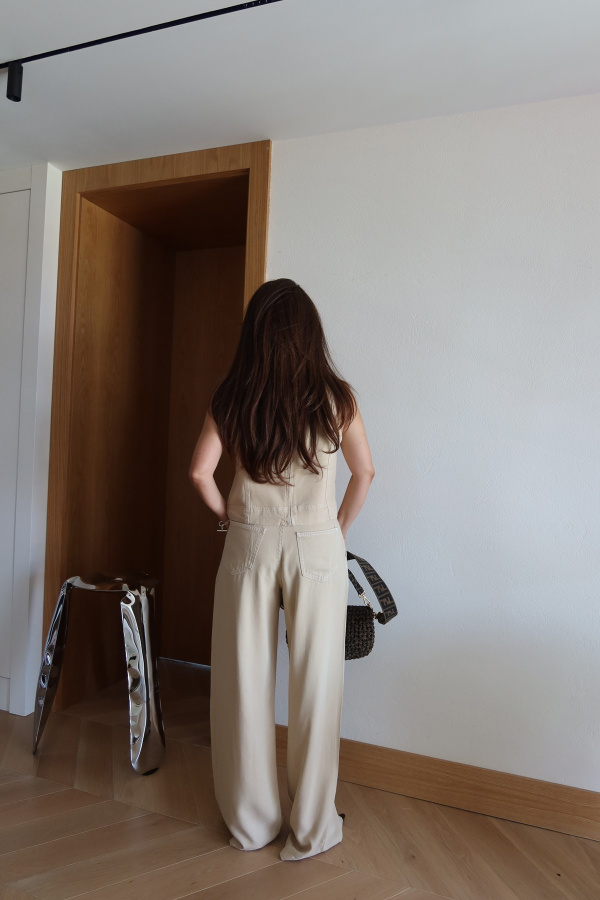Bağcıklı Pantolon Bluz Takım