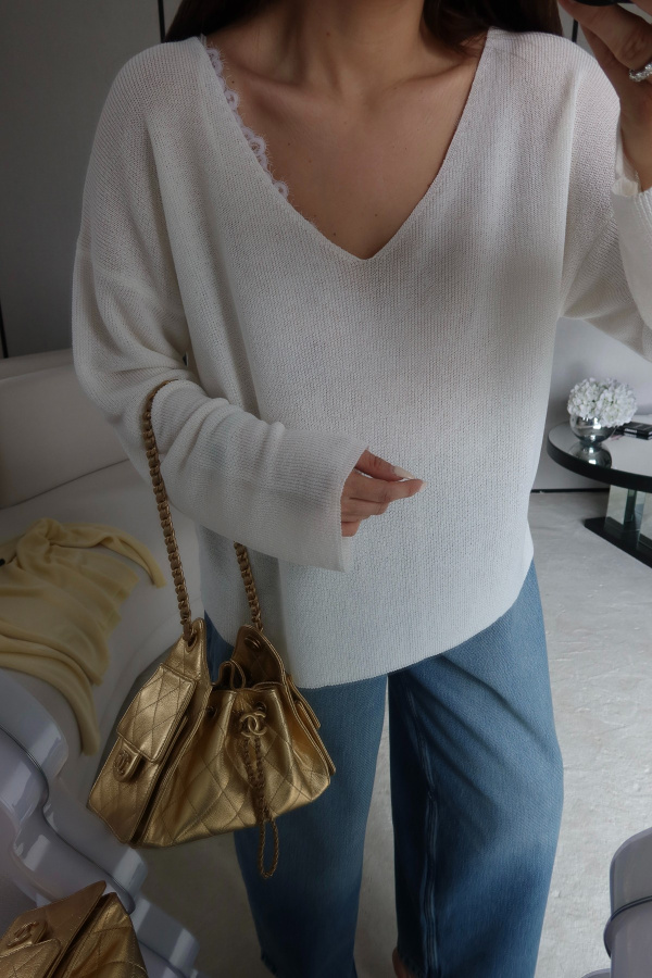 V Yaka Dökümlü Triko