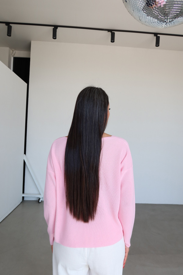 V Yaka Dökümlü Triko