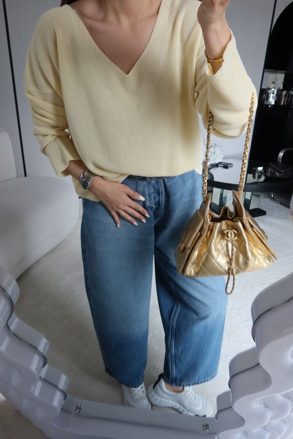 V Yaka Dökümlü Triko