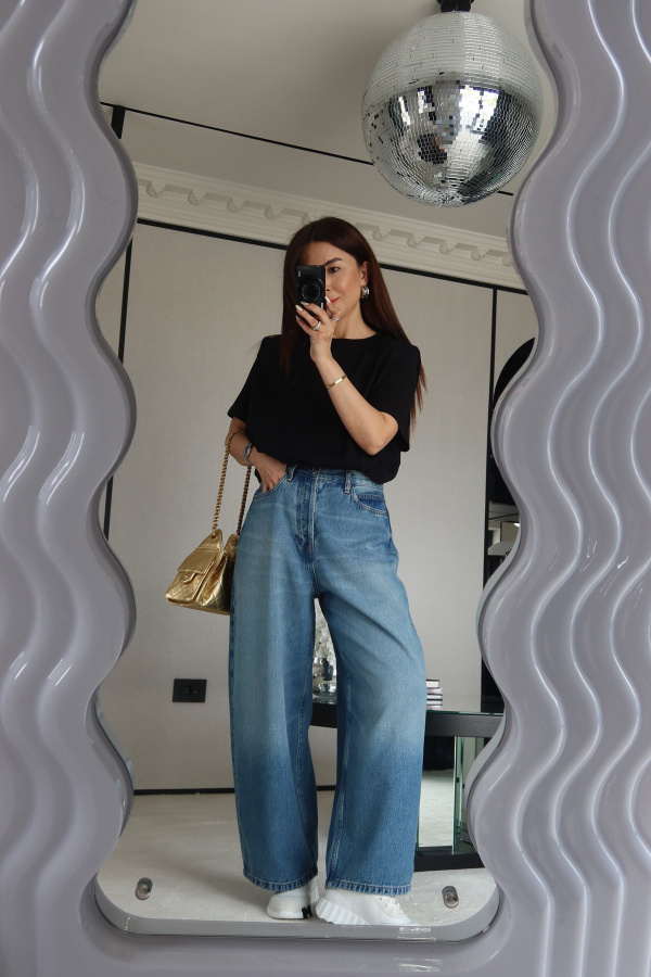 Taşlamalı Balon Fit Jean