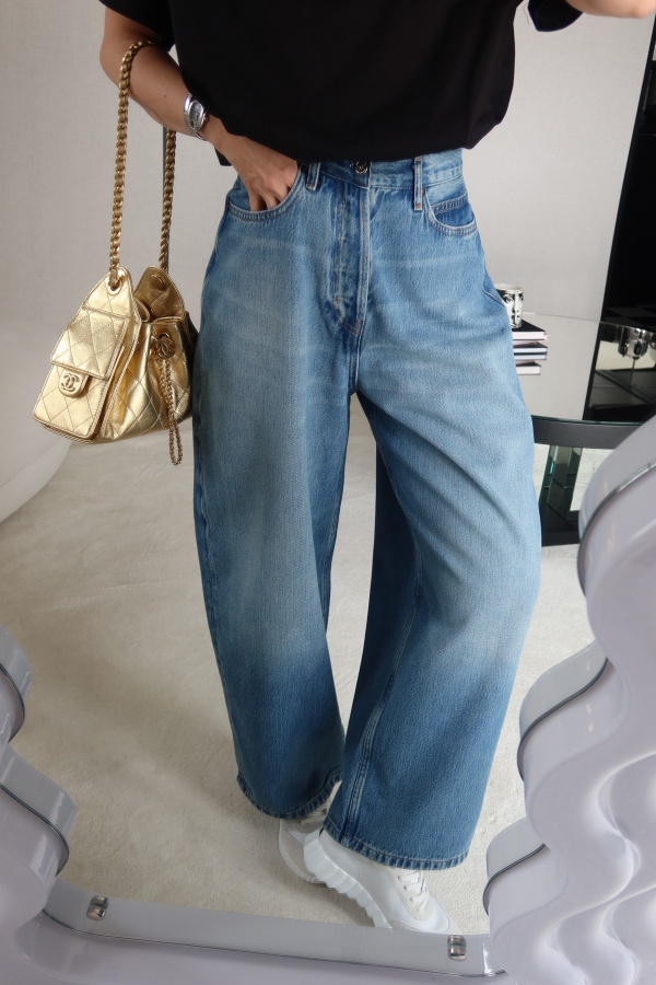 Taşlamalı Balon Fit Jean