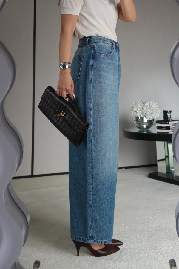 Taşlamalı Balon Fit Jean