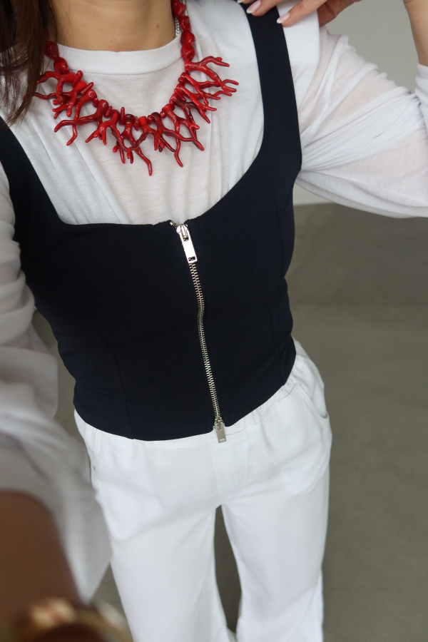 Fermuarlı Büstiyer