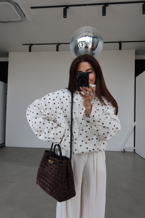 Altı Balon Punatiyeli Ceket