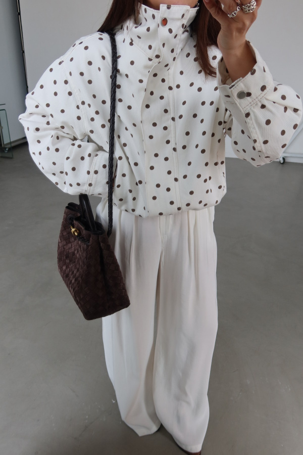 Altı Balon Punatiyeli Ceket