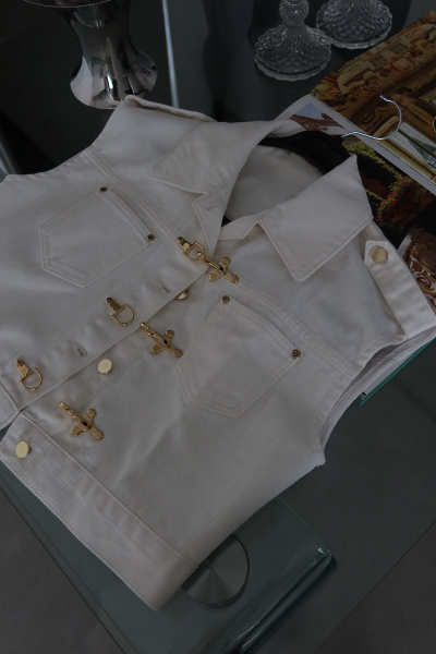 Agraflı Apoletli Yelek